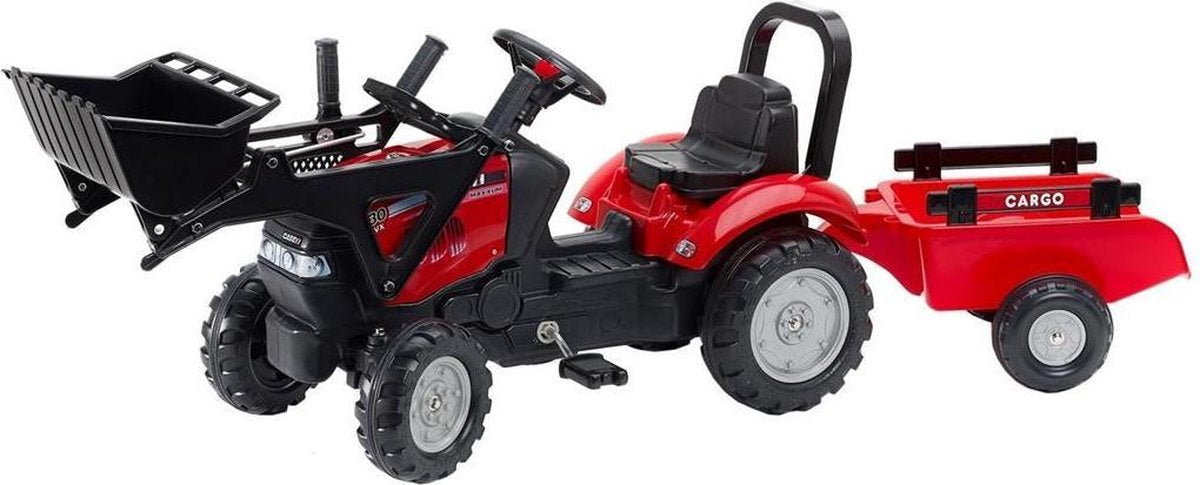Falk tractor loopauto met pedalen "case"