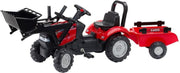 Falk tractor loopauto met pedalen "case"