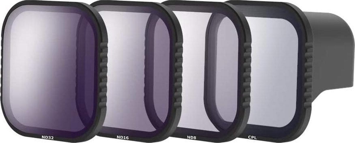 PRO SERIES 4-pack lensfilter ND8 ND16 ND32 CPL Neutral Density Polarizing voor GoPro HERO 8