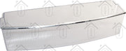 Bosch Flessenrek Transparant met metalen randje K9614X7
