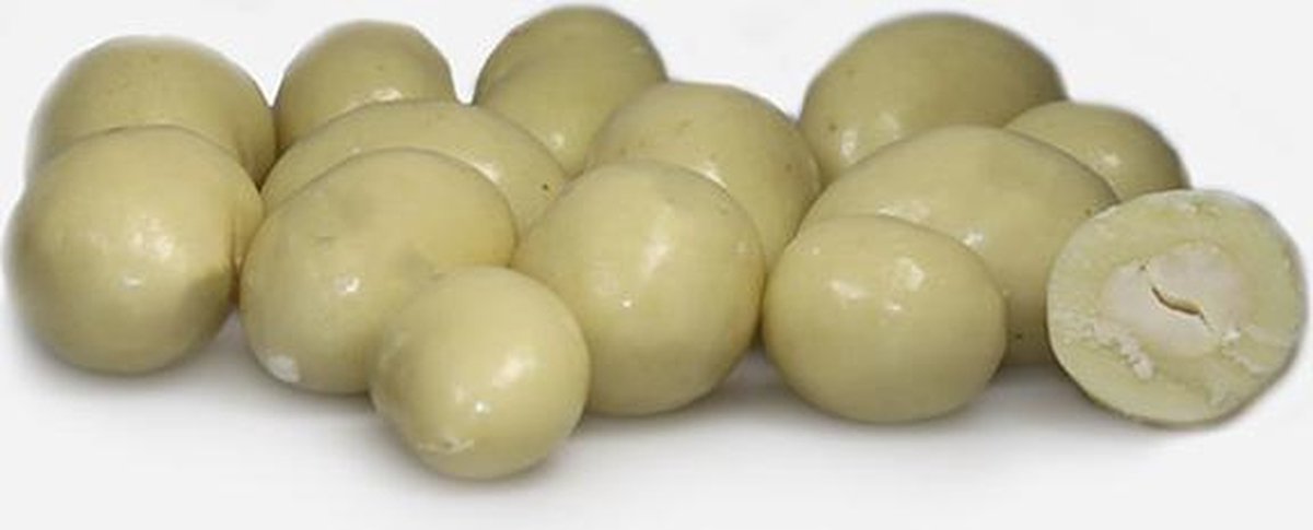 Witte Chocolade Cashewnoten 500 Gram - Biologische - Glutenvrije Chocolade