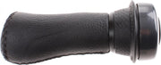Handvat Gazelle links 100 mm met draaibel - zwart Aero leder