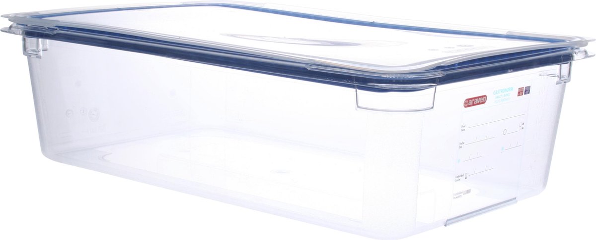 Araven Foodbox - Airtight Deksel - 20L - Transparant