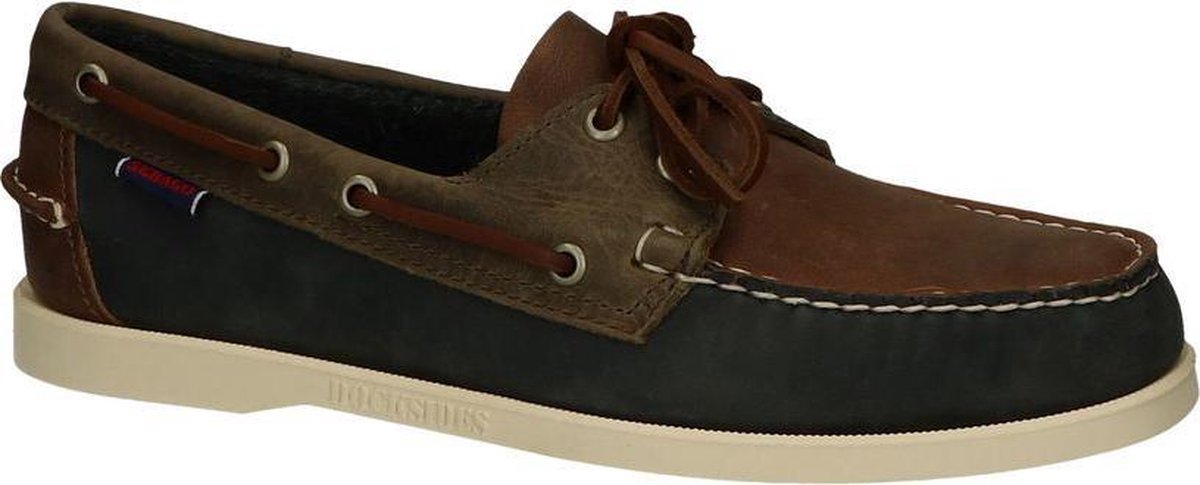 Sebago SPINNAKER WAXED - Volwassenen InstappersVrije tijdsschoenen - Kleur: Blauw - Maat: 41.5