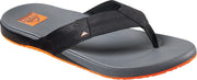 Reef Slippers - Maat 44 - Mannen - Zwart/Grijs/Oranje