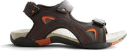 Travelin Volda Dames - Leren Outdoor- Sport- en Wandelsandalen met Profielzool - Bruin - Maat 38