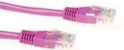 ACT CAT5E UTP patchkabel roze