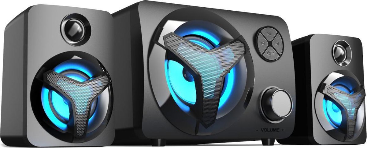 Vakoss SP-3140BK 2.1 luidsprekerset met BT en RGB LED