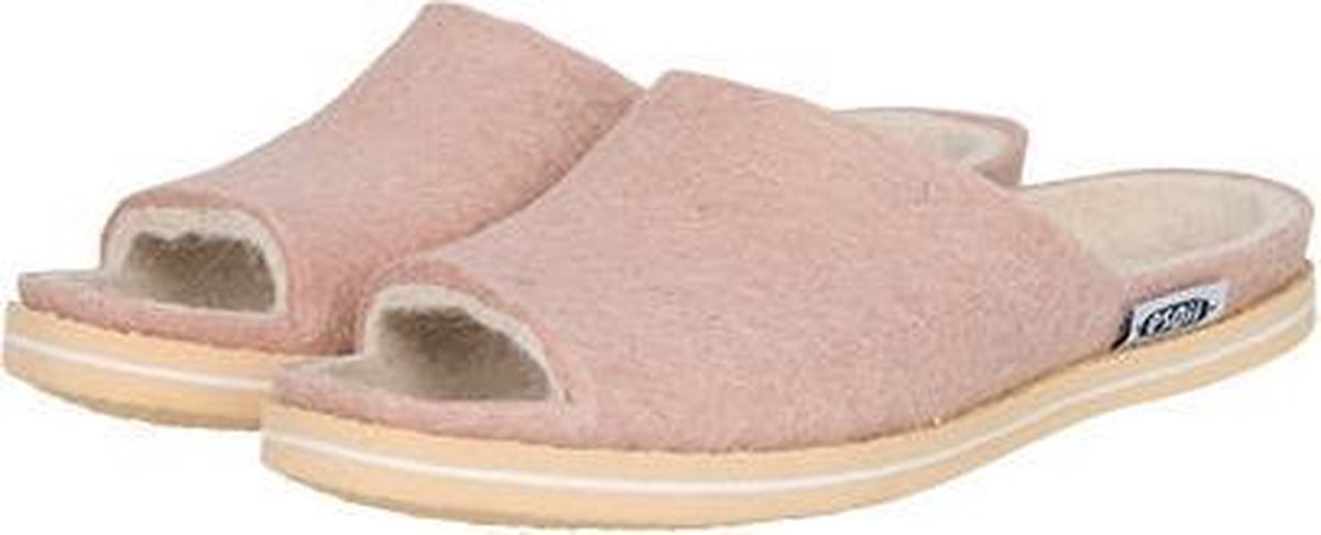 Vilten Zomer slipper Seashell pink - maat 37