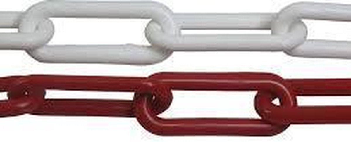 KUNST.KETT.6MMX2MTR GEEL/ZWRT 2 m x 6 mm geel/zwart