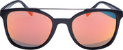ICON Sport Zonnebril SHAKER - Mat zwart montuur - Rood spiegelende glazen - GEPOLARISEERD