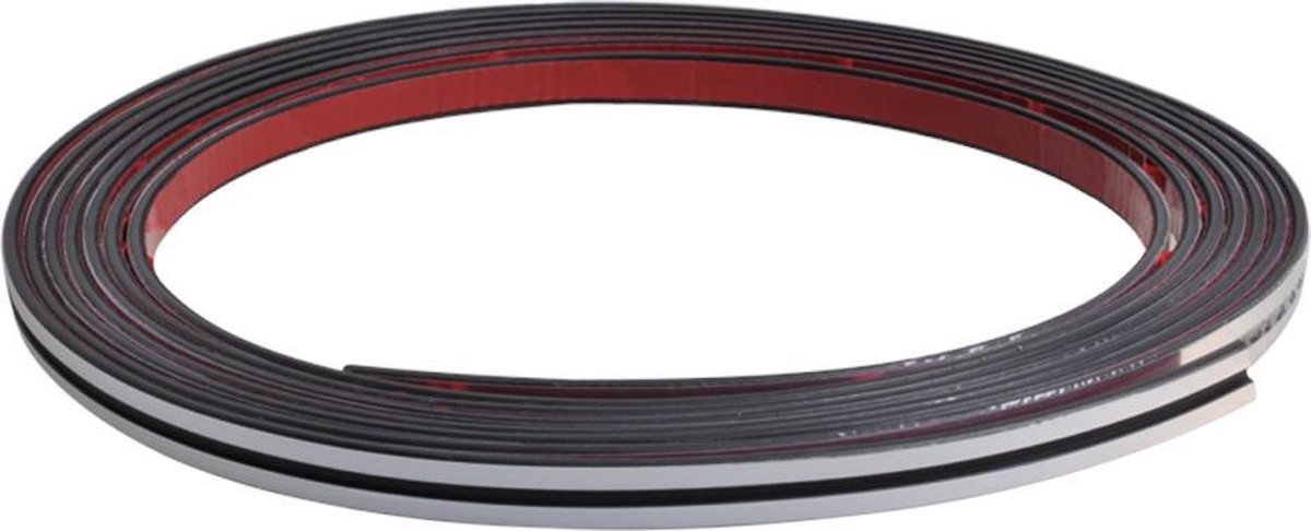 Sierlijst chroom 12x2mm 5m chroomstrip