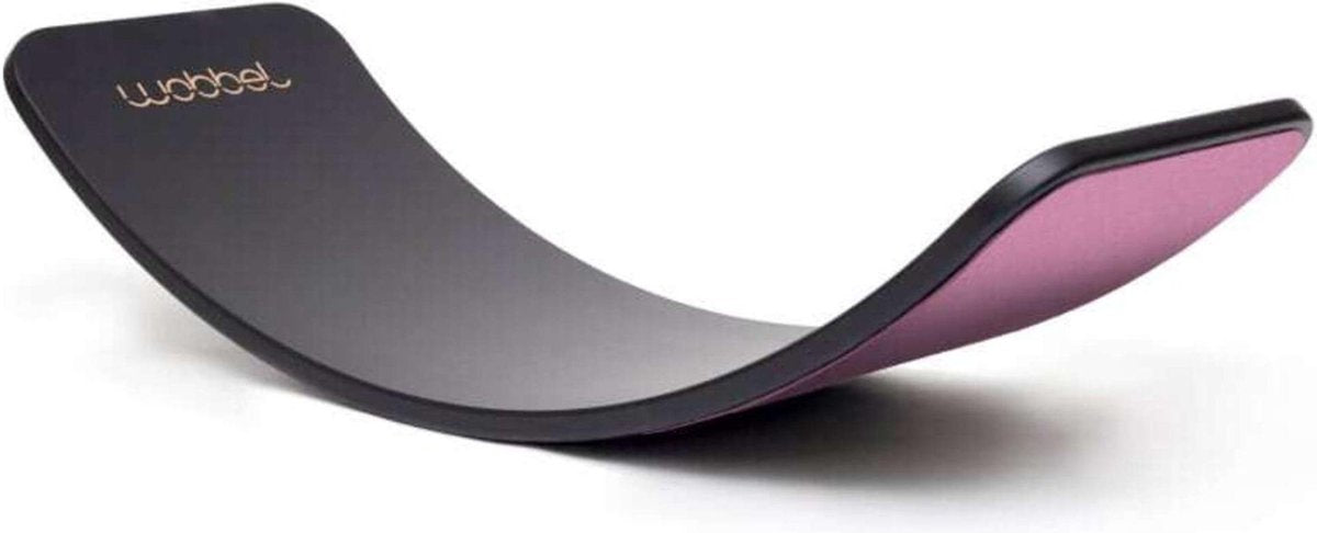 Wobbel Original Limited Edition Black Wash Zwart Met Vilt Poeder Roze