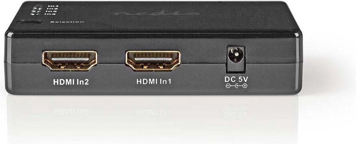 4-poorts | HDMI-Switch | Zwart