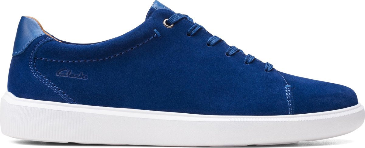 Clarks Cambro Low Heren Veterschoenen - Blue Suede - Maat 43
