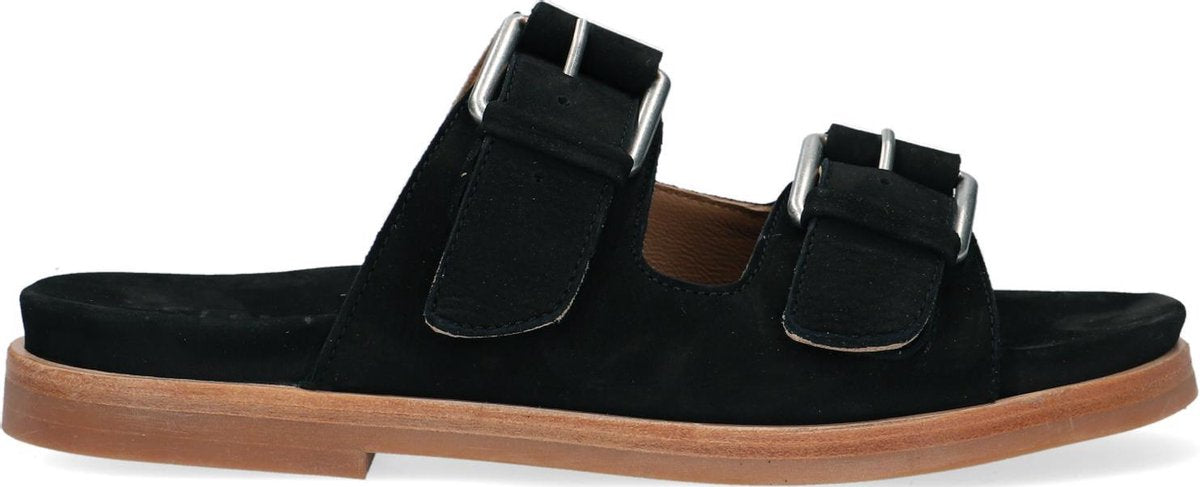 Shabbies 170020195 Slippers - Dames - Zwart - Maat 38