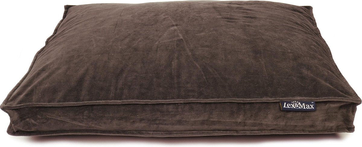 COVER BOXBED ROYAL VELVET 120X80 CHOCOLATE