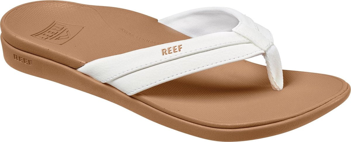 Reef Slippers - Maat 40 - Vrouwen - Wit/Bruin