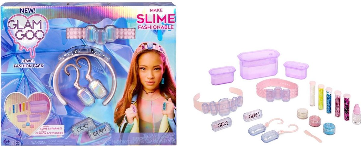 GLAM GOO - JEWEL FASHION PACK - MAKE SLIME FASHIONABLE SIERADENPAKKET
