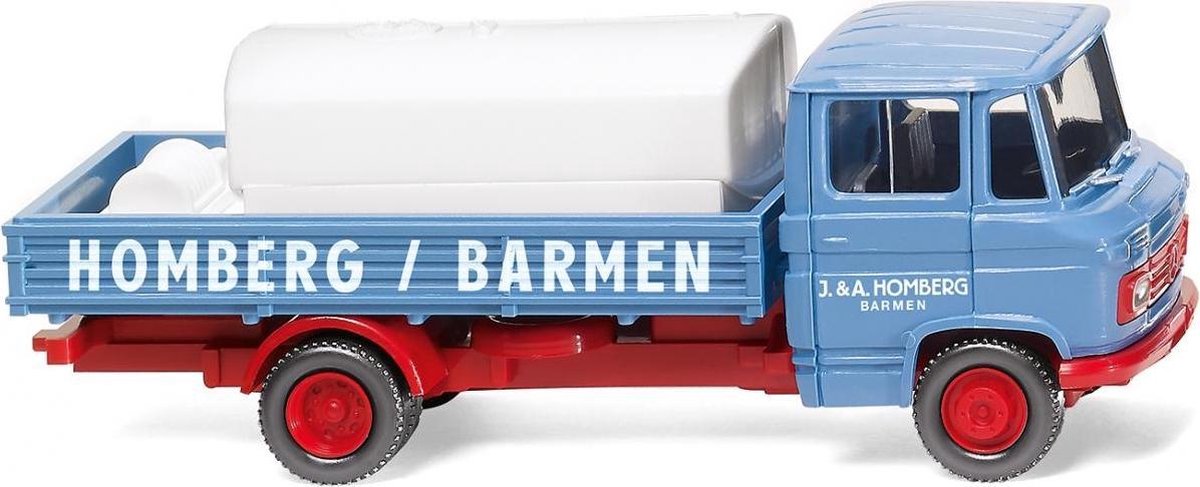 Wiking Dieplader Homberg Mb L 408 1:87 Lichtblauw