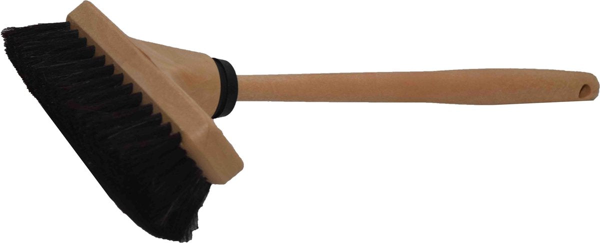 D&L Schrobborstel Zachte Haren 16cm - Steel 30cm