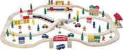 Treinbaan met intercity