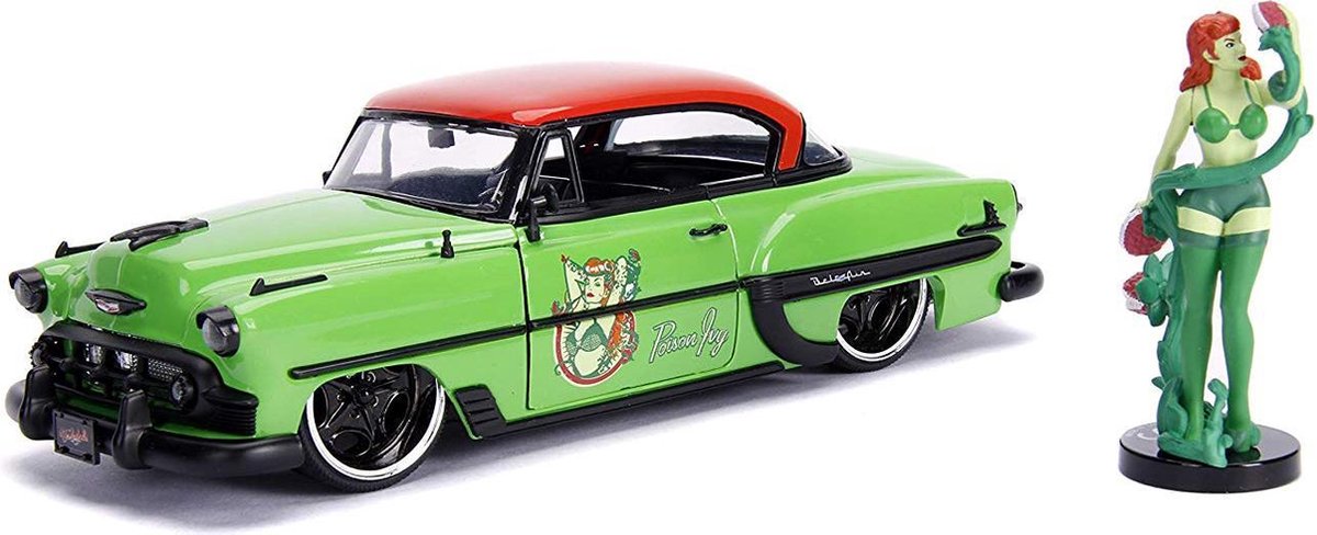 1953 Chevy Bel Air - Poison Ivy - DC Comics Bombshells - Jada 1:24