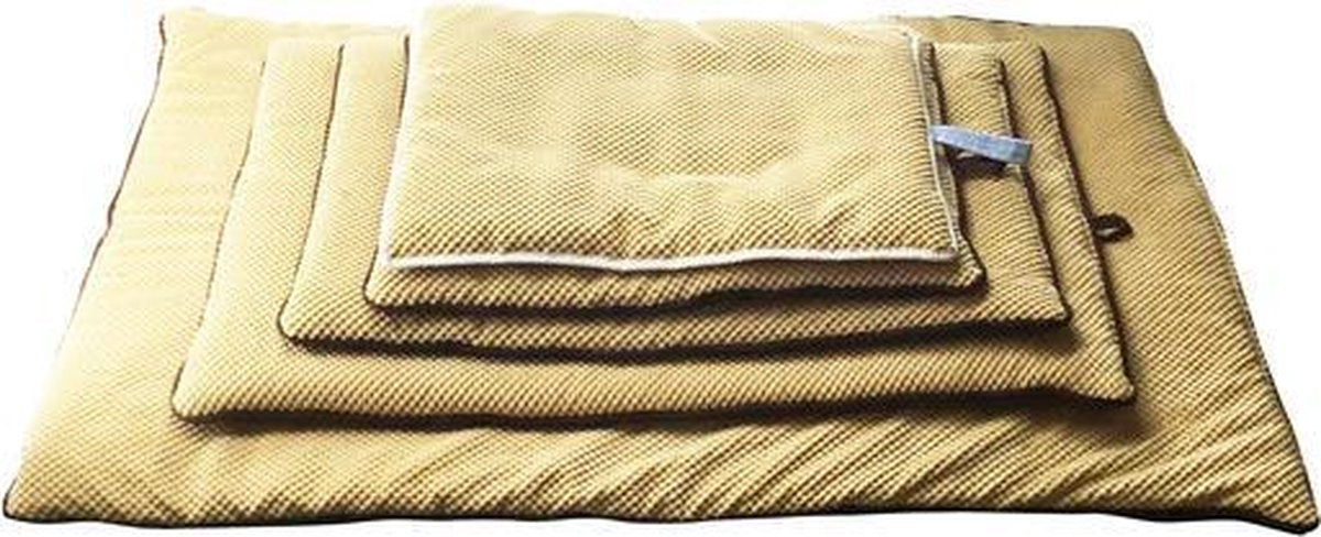 RelaxPets - Honden en katten mand - Kussen - Cozytime Teflon mat - Duurzaam - Beige - Waterproof - 114x70x14cm
