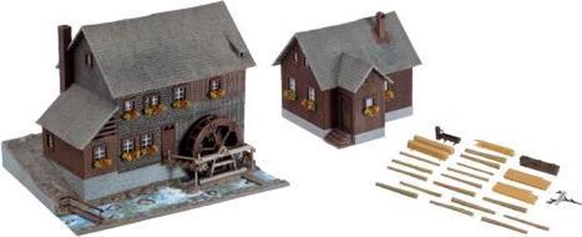 Faller - Sawmill with dwelling house - FA191765 - modelbouwsets