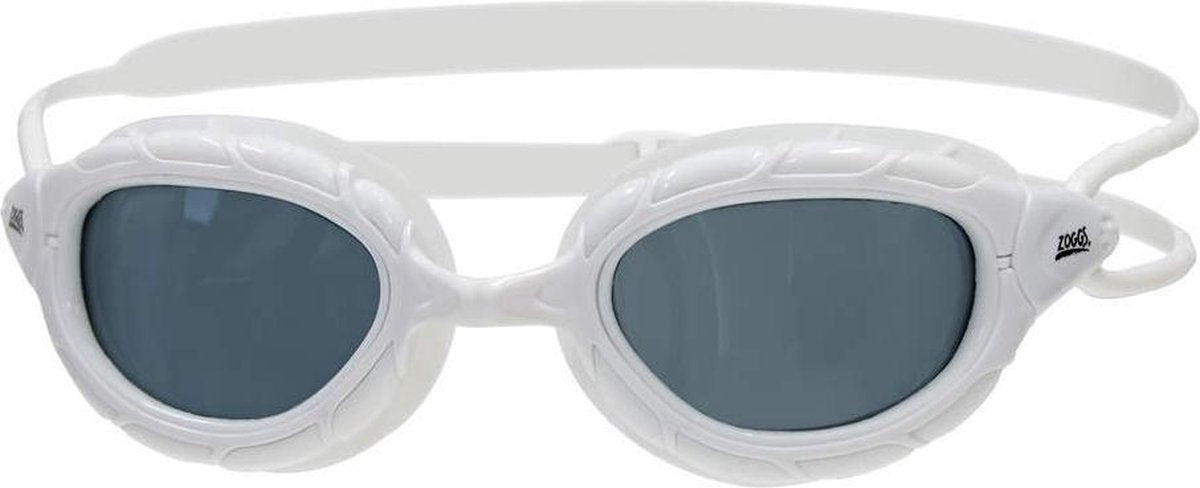 Zoggs Predator Zwembril White - Tint Smoke Small Fit
