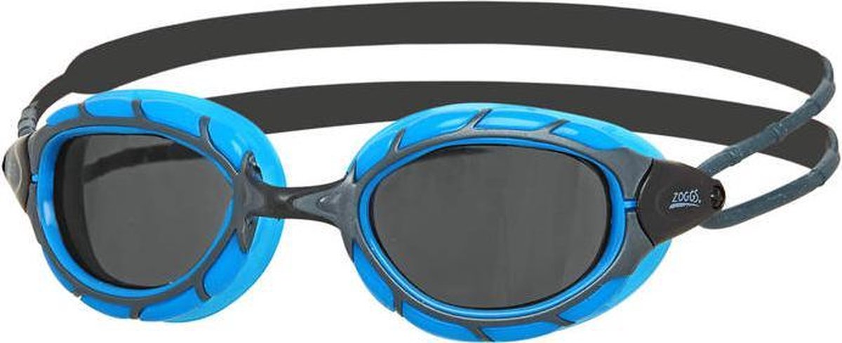 Zoggs Predator Zwembril Blue Black - Tint Smoke Small Fit