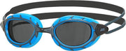 Zoggs Predator Zwembril Blue Black - Tint Smoke Small Fit