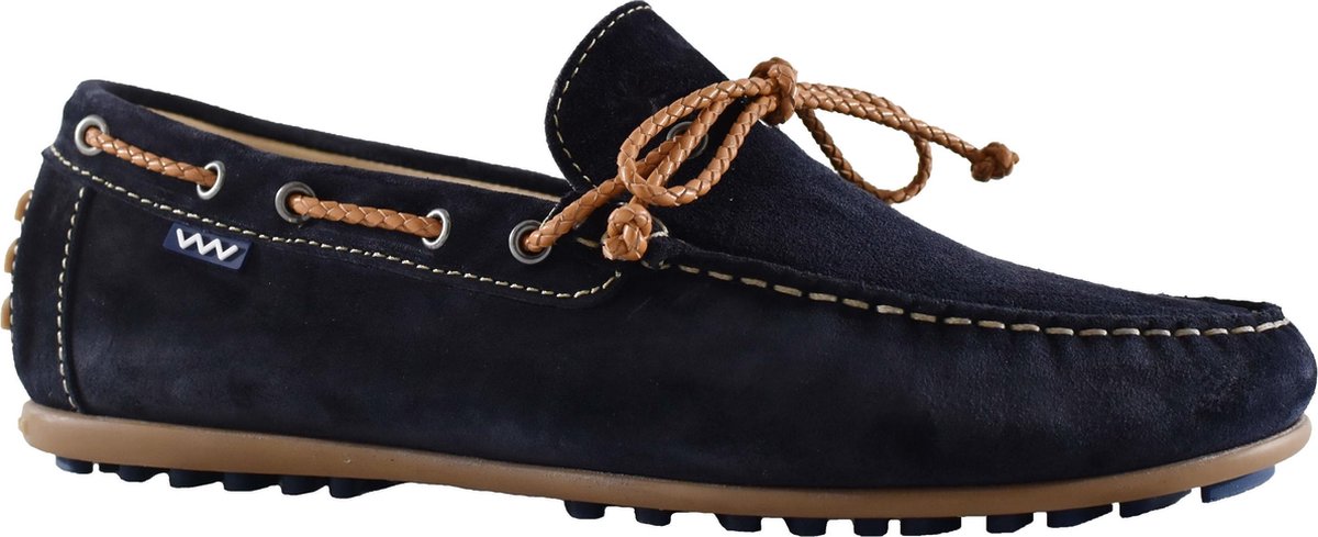 Floris Van Bommel 15053/02 H  Instappers - Blauw- Heren maat 44