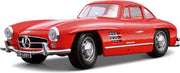 Bburago MERCEDES BENZ 300SL coupe 1954 rood schaalmodel 1:18