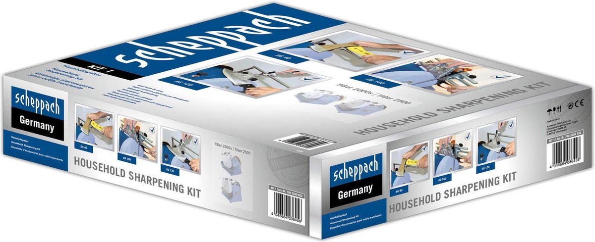 Scheppach Huishoud Slijpkit met slijphulpstuk 40