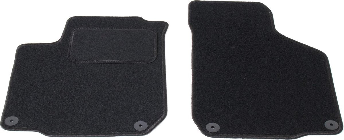 Automatten voorzijde - zwart stof - geschikt voor Volkswagen Golf 4 1997-2003