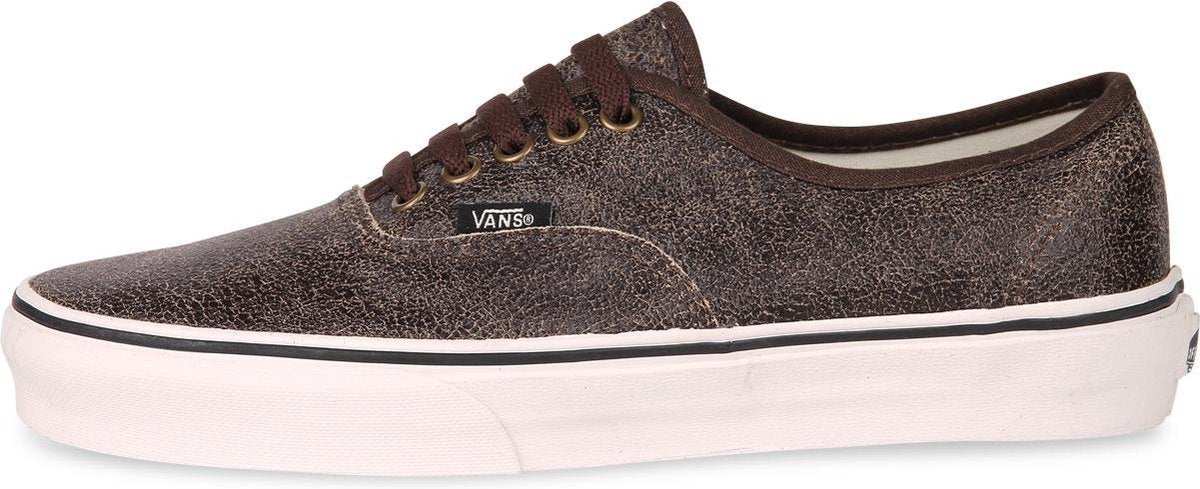 Vans - Dames Sneakers Vans Authentic Cracked - Bruin - Maat 40
