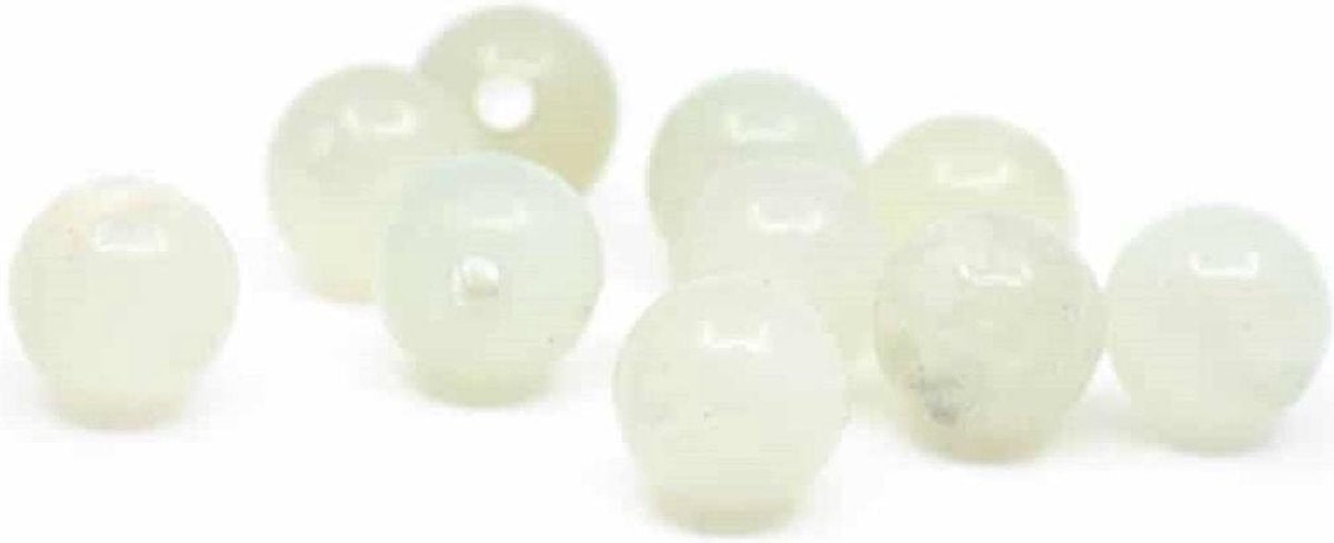 Edelsteen Losse Kralen Groene Jade – 10 stuks (4 mm)