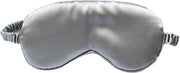 Zijden Slaapmasker Super Soft – Reismasker – Vliegtuig Masker – Zilver