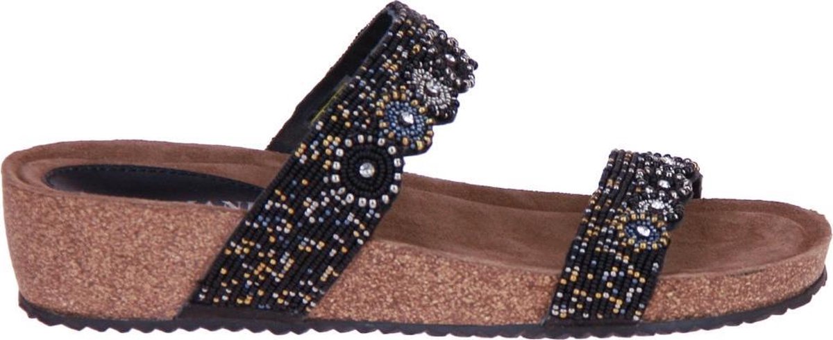 Lazamani Zwarte Slipper