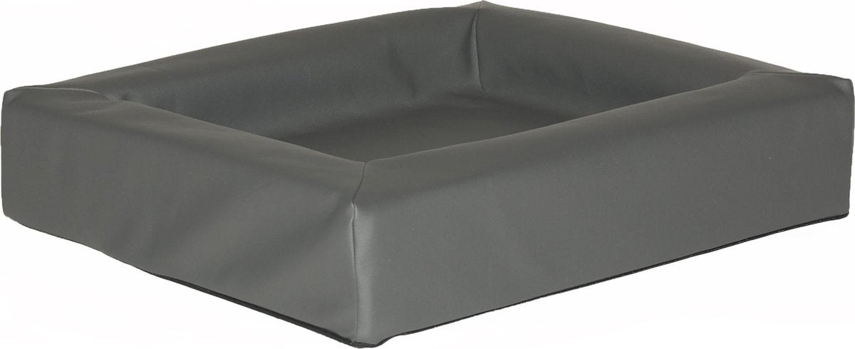 Comfort-Kussen hondenmand leatherlook 90 x 120 x 15 cm - Antraciet