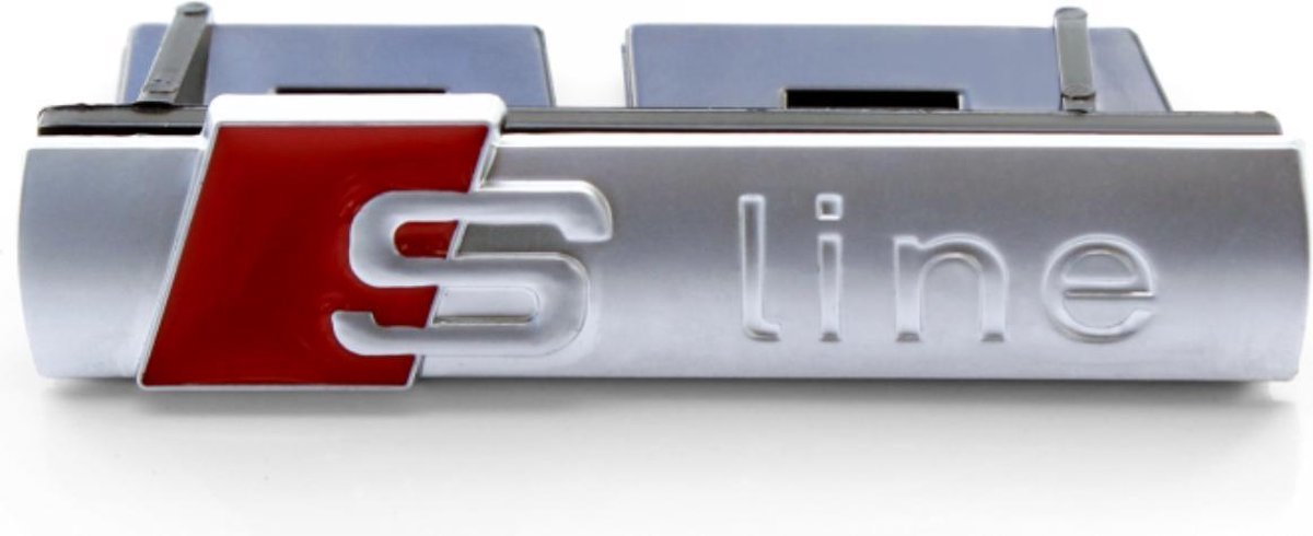 S-line Grill embleem - Audi - Logo - badge - A3 - A5 - RS - chrome