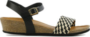 Mace Vrouwen Leren  Sandalen / Damesschoenen Verla - Zwart - Maat 38