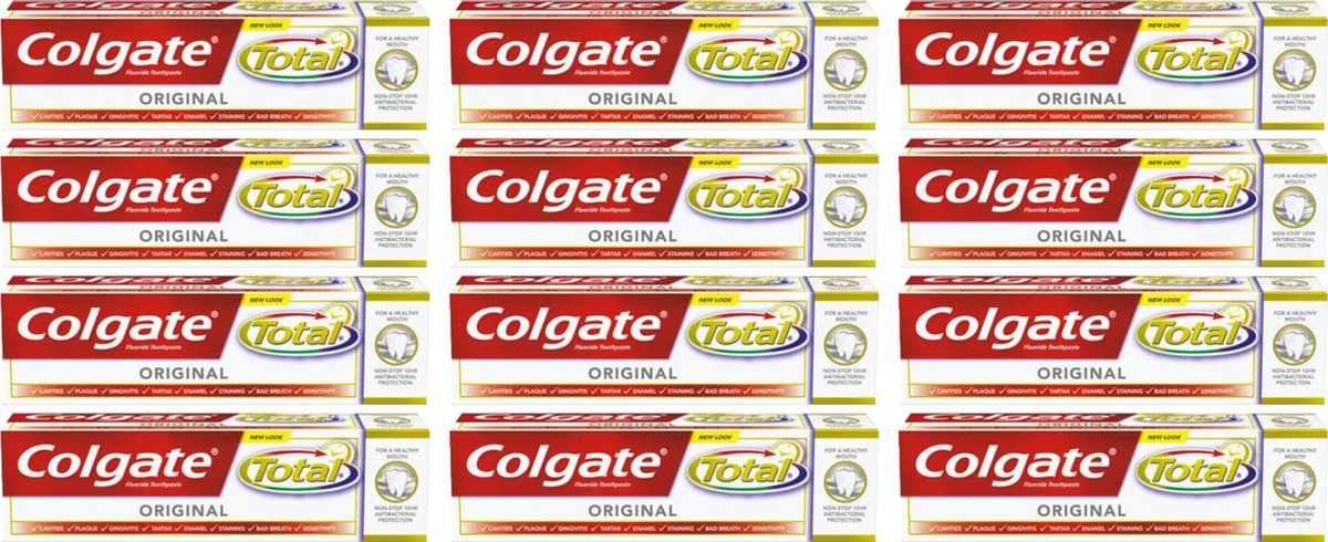 Colgate Total Tandpasta - 12 x 75 ml - Voordeelverpakking