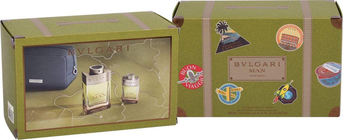 Bvlgari - Man Wood Neroli Gift Set Eau de parfum 100 Ml A Eau de parfum 15 Ml