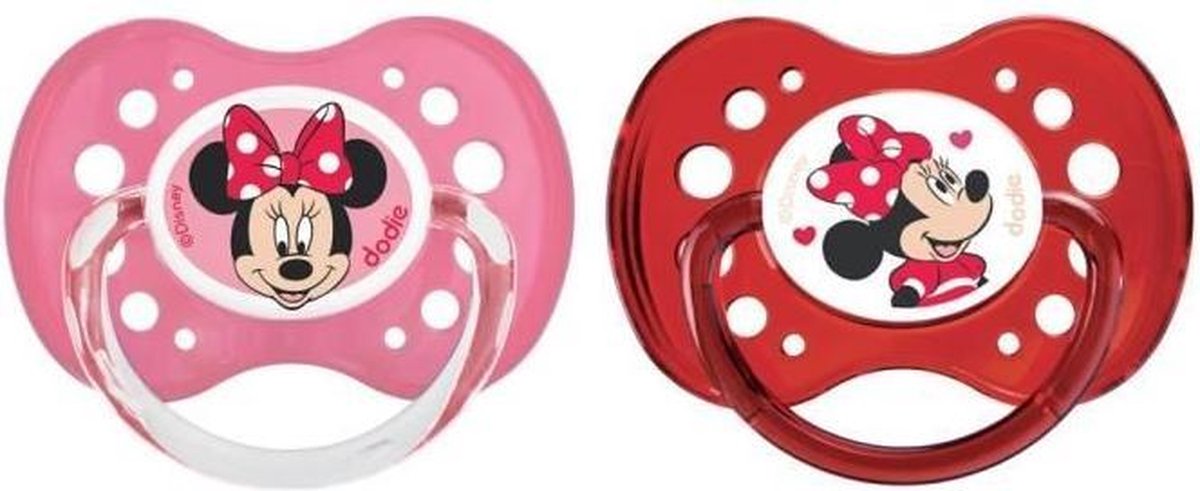 MINNIE Dodie anatomische fopspeen Duo A66 - vanaf 18 maanden - Disney Baby