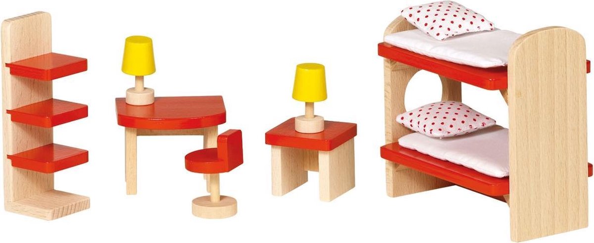 Poppenhuismeubeltjes: KINDERKAMER