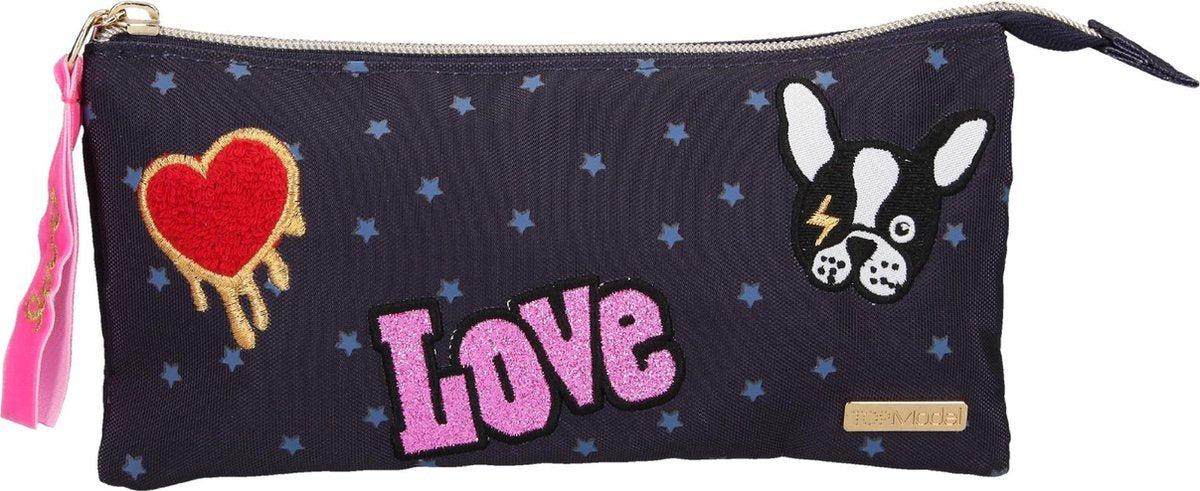 Depesche TOPModel etui navy DOG