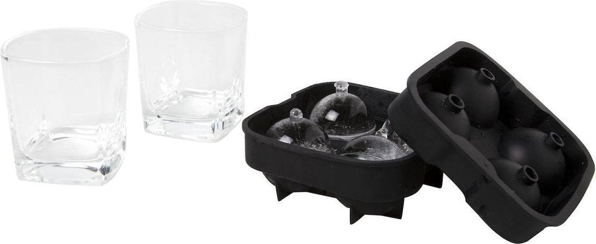 Cosy & Trendy whiskyglas set + ijsblokvorm - Set-3