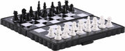 WiseGoods Mini Schaakspel Reiseditie - Schaakbord Magnetisch - Meeneem Schaakset - Schaakspellen - Zwart/Wit